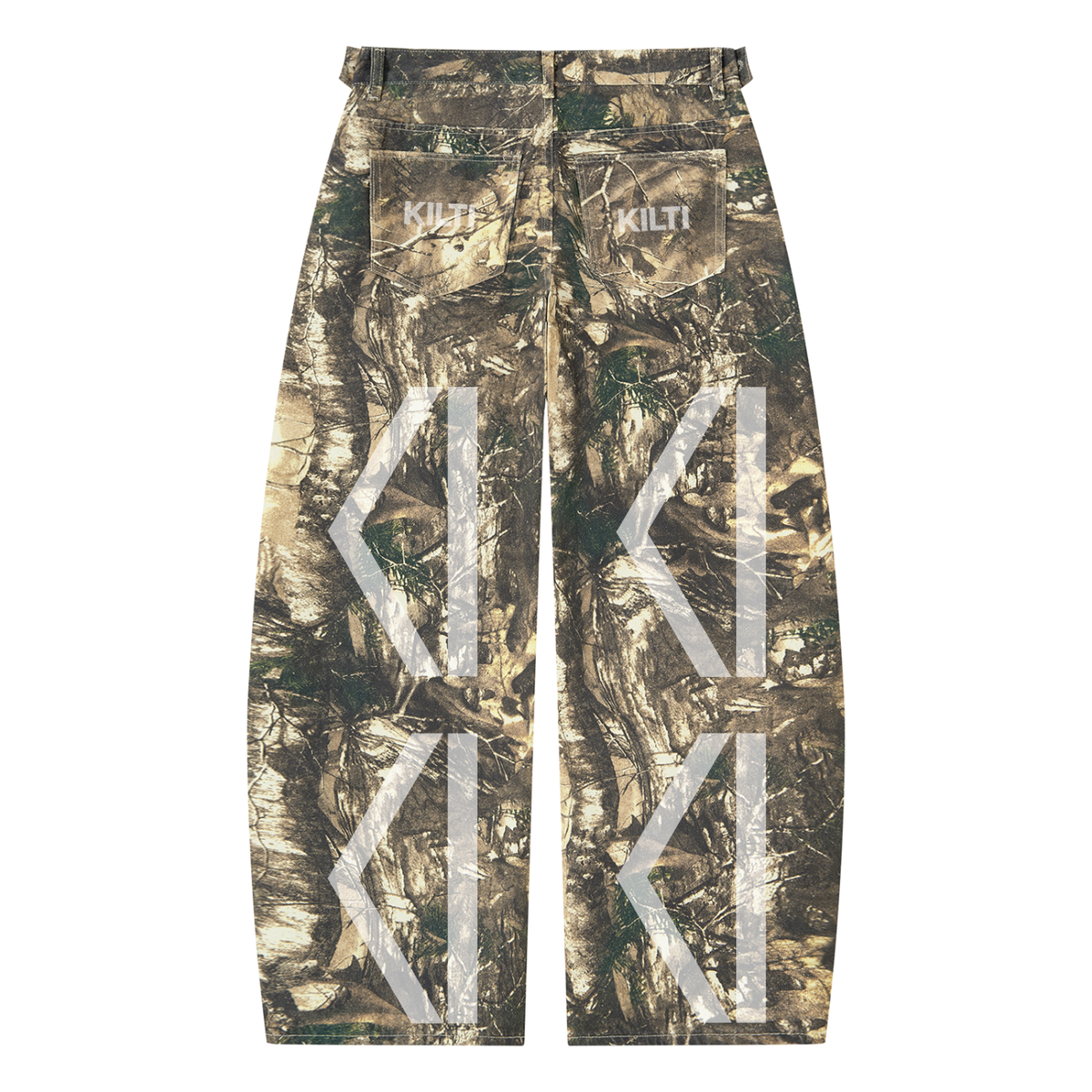 Men's Tree Camo Barrel Leg Pants
