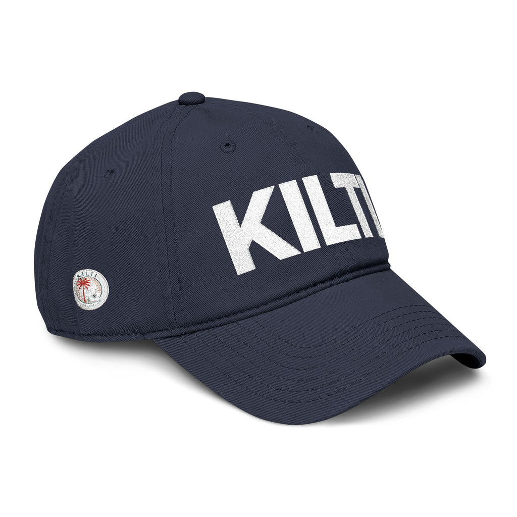 KI Monogram Dad Hat - Black