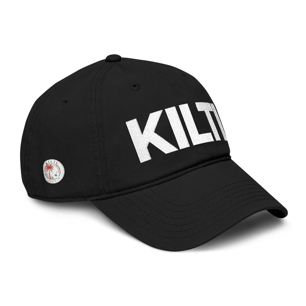 KI Monogram Dad Hat - Black