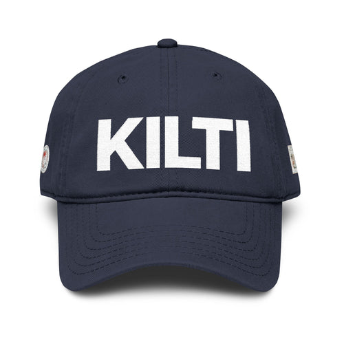 KI Monogram Dad Hat - Black