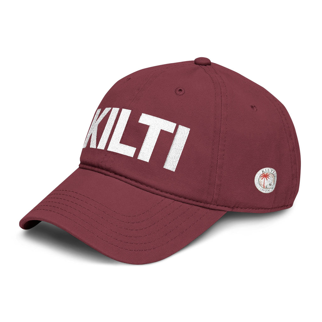 KI Monogram Dad Hat - Black