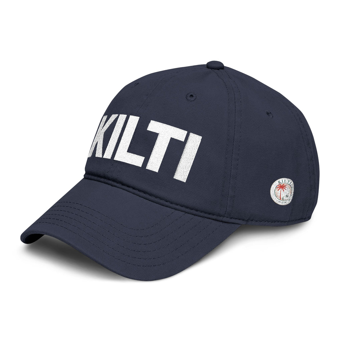 KI Monogram Dad Hat - Black