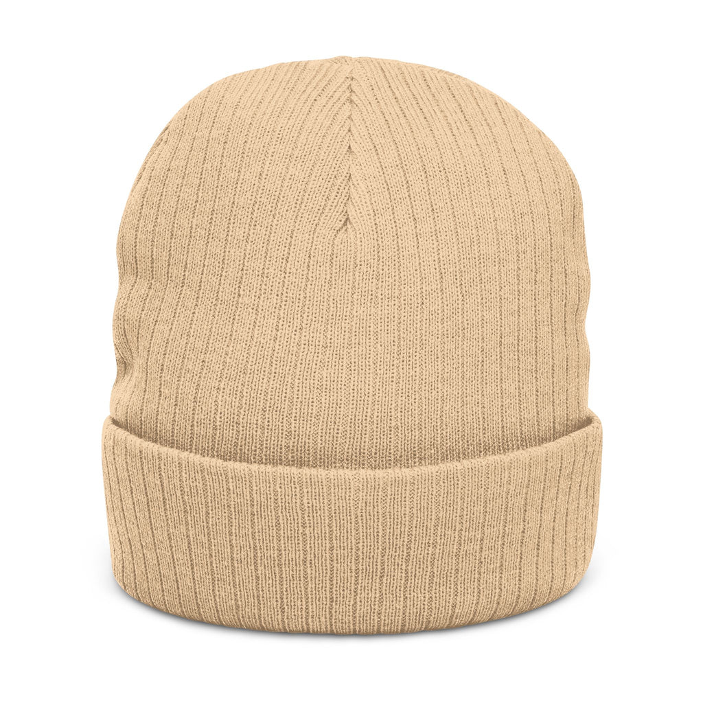 KI Monogram Beanie - Beige
