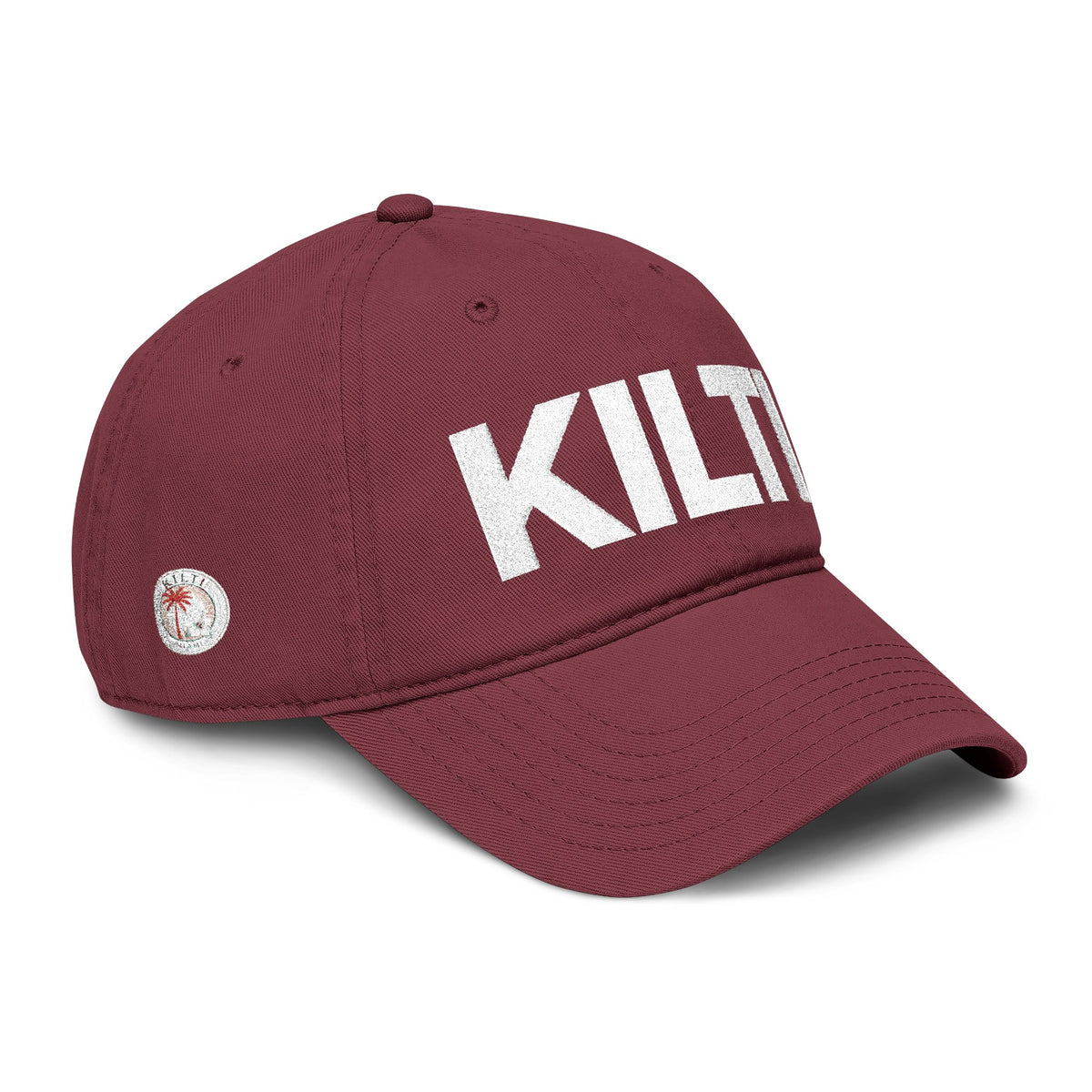 KI Monogram Dad Hat - Black