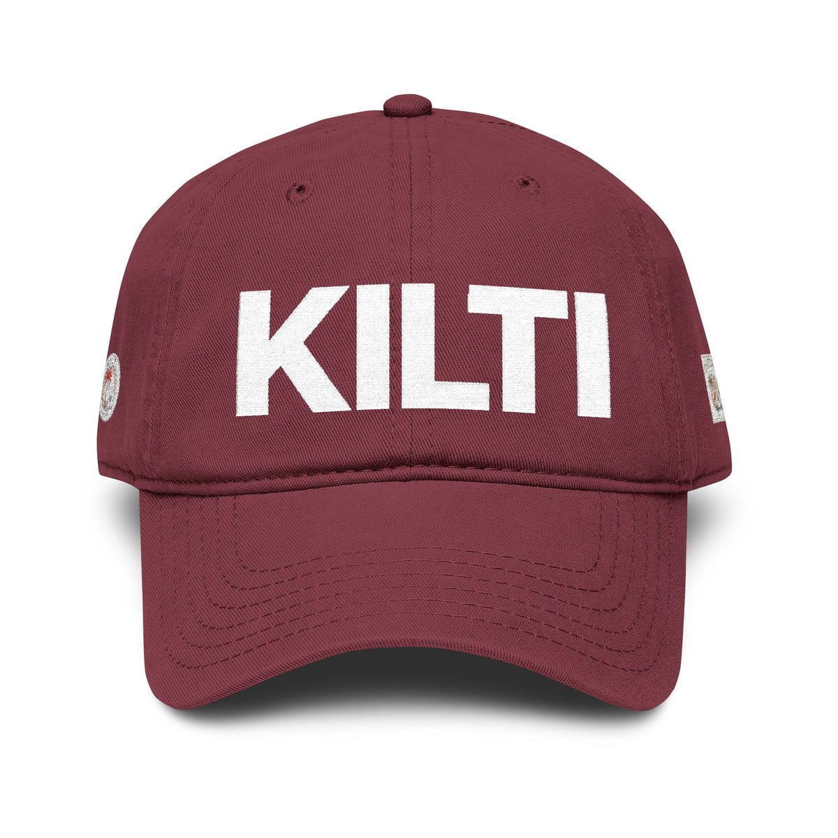 KI Monogram Dad Hat - Black