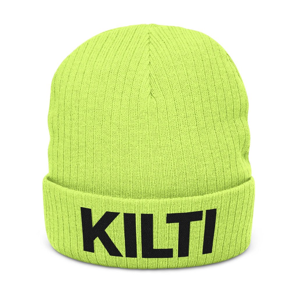 KI Monogram Beanie - Beige