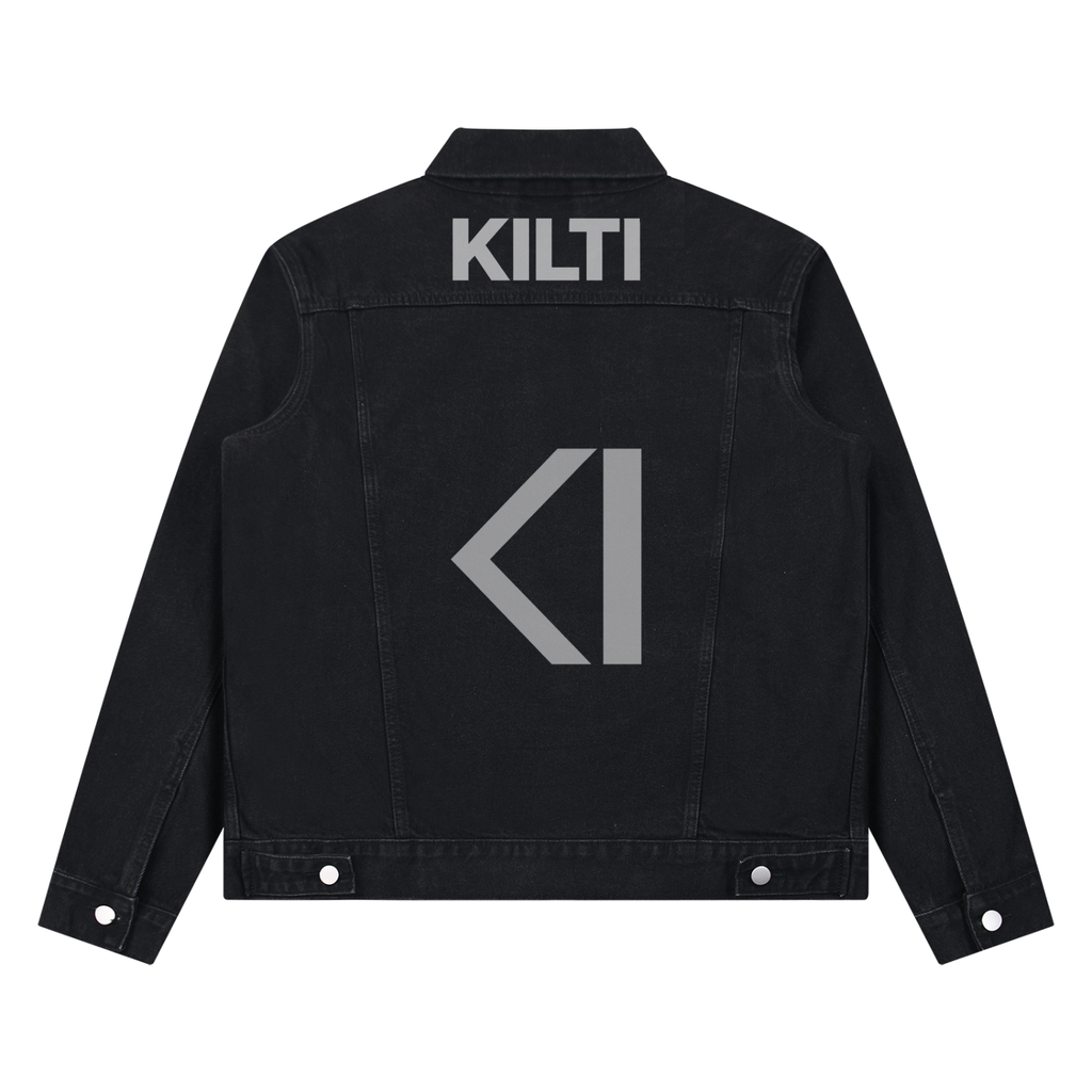 Unisex Vintage Wash Denim Jacket