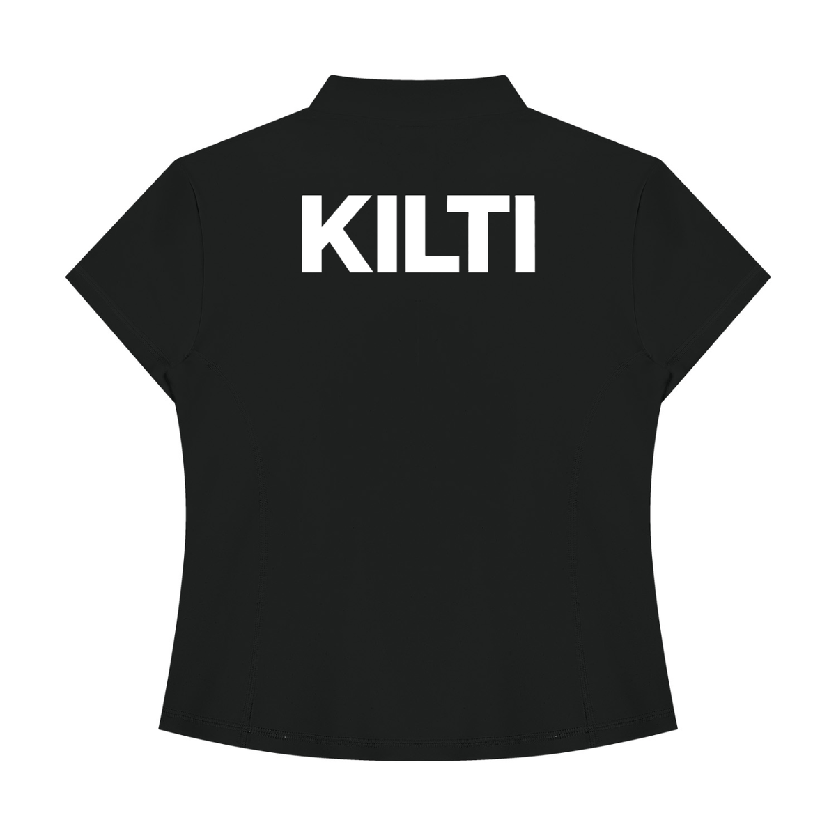 Women's Yoga Quarter-Zip Mock Neck T-Shirt
