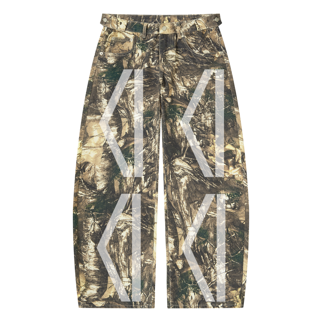 Men's Tree Camo Barrel Leg Pants