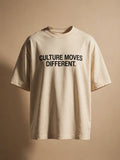Culture Moves Different Tee - Cream